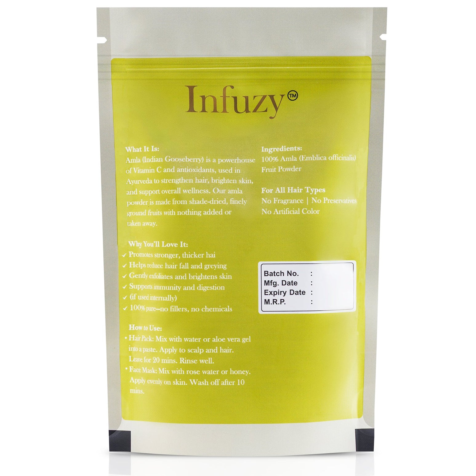 Infuzy product packaging 