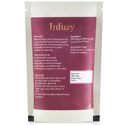 Infuz Hibiscus powder back