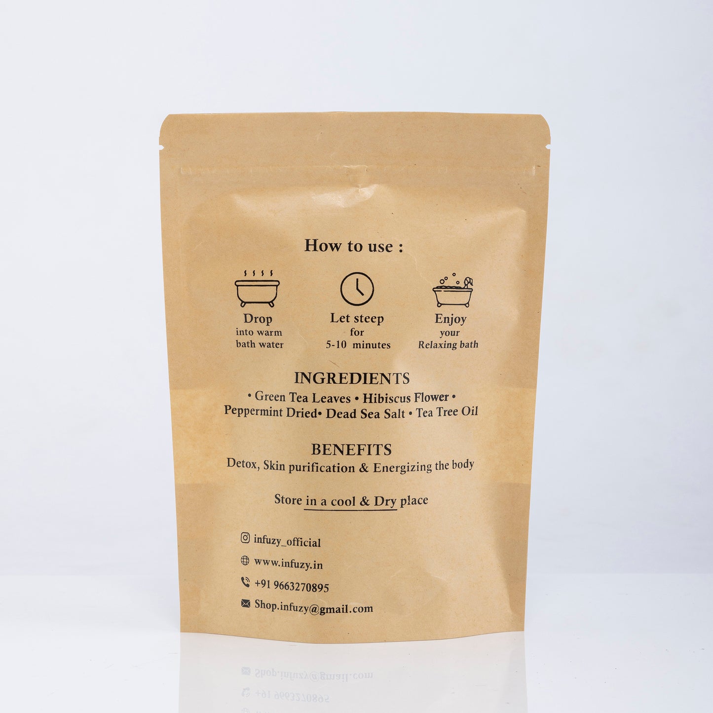 infuzy packaging kraft paper bag