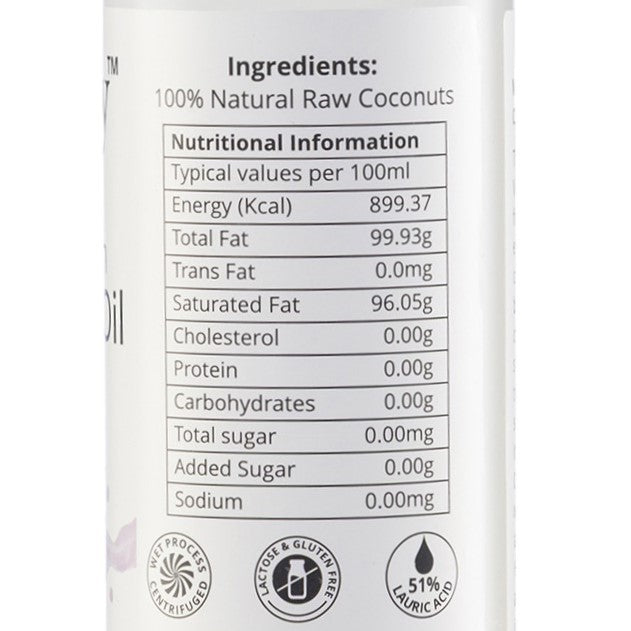 Centrifuged Extra Virgin Coconut Oil – 100% Natural, Cold Extracted