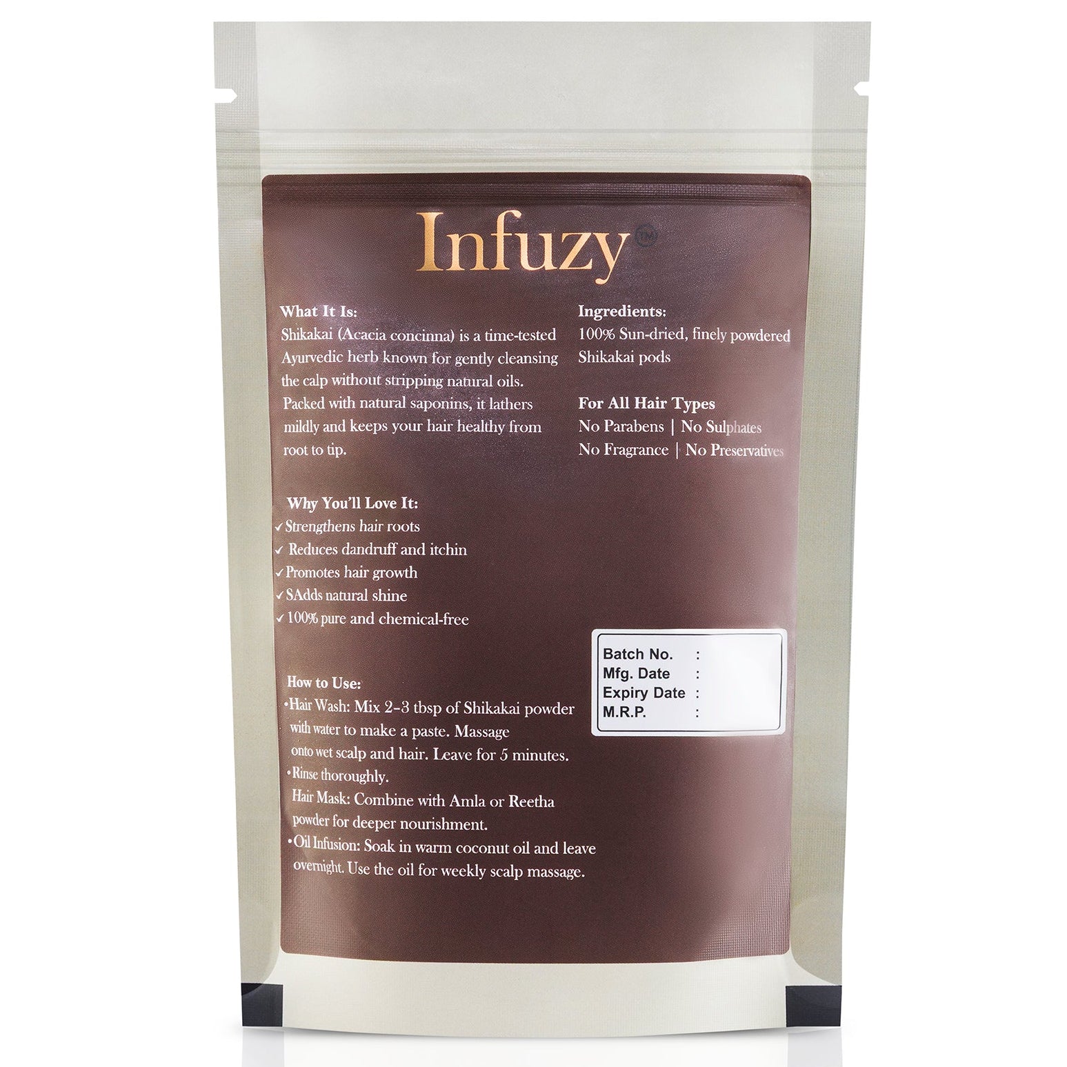 Infuzy product packaging 